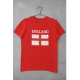 thumbnail image 5 of Old Glory Mens World Cup Distressed Flag England Short Sleeve Graphic T Shirt, 5 of 6