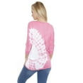 thumbnail image 4 of White Mark Women's Banded Dolman Tie-Dye Top, 4 of 4