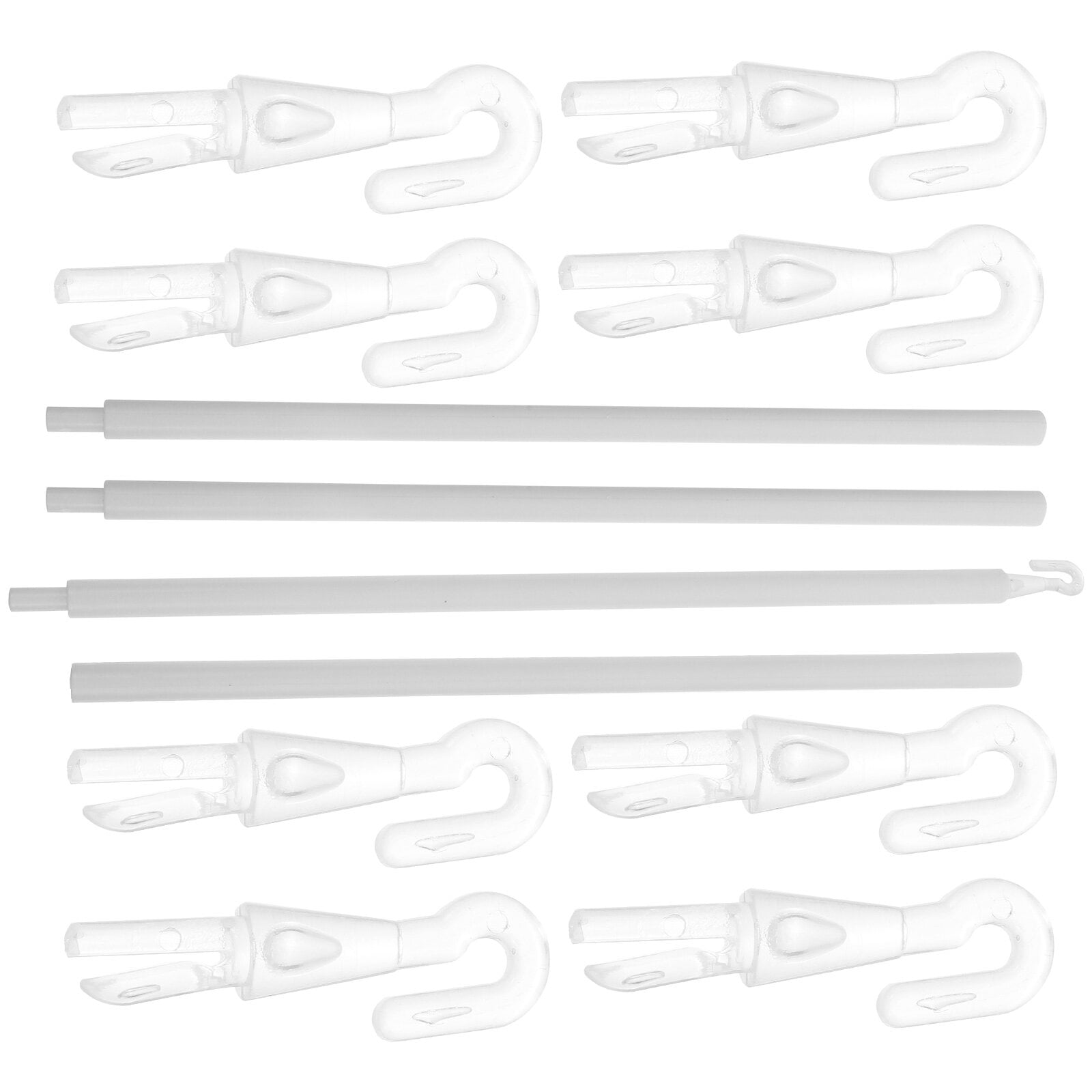 1 Set of Curtain Pull Rod Plastic Material Blind Wand Vertical Blinds