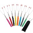 thumbnail image 1 of Tenedor De Barbacoa De Acero Inoxidable, Palitos Para Asar Telescópicos, Parrillas, Pinchos Para Herramientas De Barbacoa 8 Uds, Kearding OD013885-00, 1 of 6