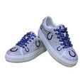 thumbnail image 2 of Women's Cuce White Indianapolis Colts Crystal Team Logo Sneakers, 2 of 3