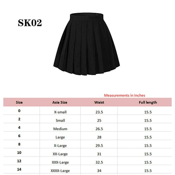 Beautifulfashionlife Jupe Plissée Plate Taille Haute Uniforme Scolaire pour Femmes (TG, Bleu Clair)