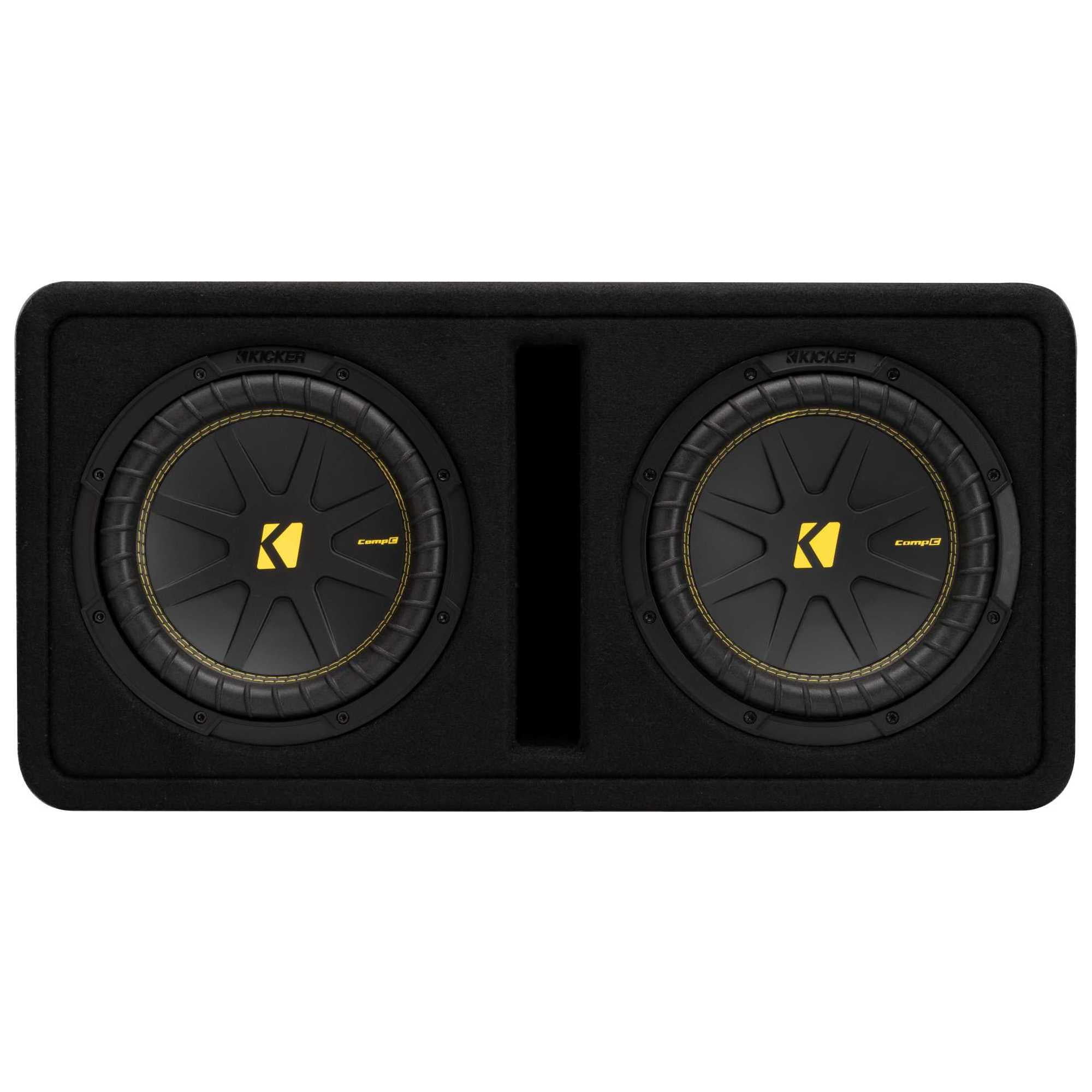 Kicker Dual 10 Inch Comp Bass Package 50DCWC102 with CXA4001 Amplifier