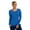 Royal, variant on Healing Hands Women's Underscrub Soft Knit Melissa Longsleeve Scrub Tee with Breathable & Easy Care Fabric 5047