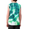 thumbnail image 5 of Ruyang Boys Tie-dyed T Shirts Summer Baggy Crewneck Sleeveless Camisoles Kids Gym Fitness Quick Dry Training Tank Tops, 5 of 5