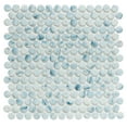 thumbnail image 6 of The Tile Life Eterna Penny 1" x 1" Maureen Glass Round Mosaic Floor and Wall Tile 1 Sheet, 6 of 9