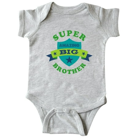 

Inktastic Super Amazing Big Brother Gift Baby Boy Bodysuit