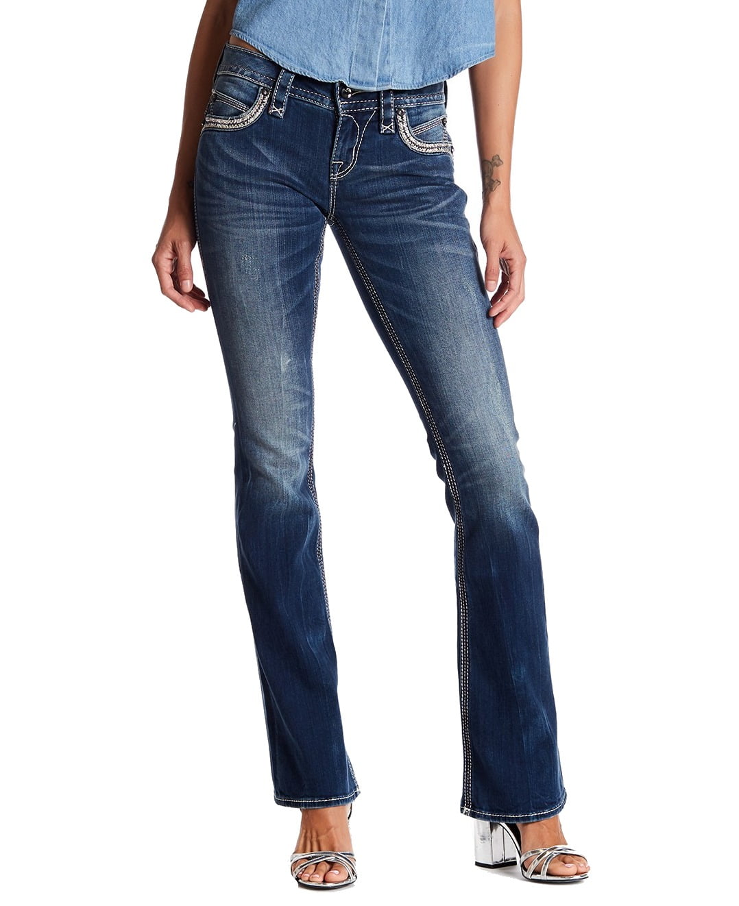 rock revival stretch jeans