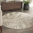 thumbnail image 2 of Nourison Aloha Indoor/Outdoor Natural 5'3" x ROUND Area Rug, (5 Round), 2 of 10