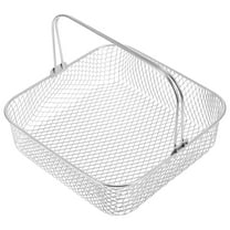 BESTONZON re Stainless Steel Air Fryer Basket with Handle for Crispy Even Cooking