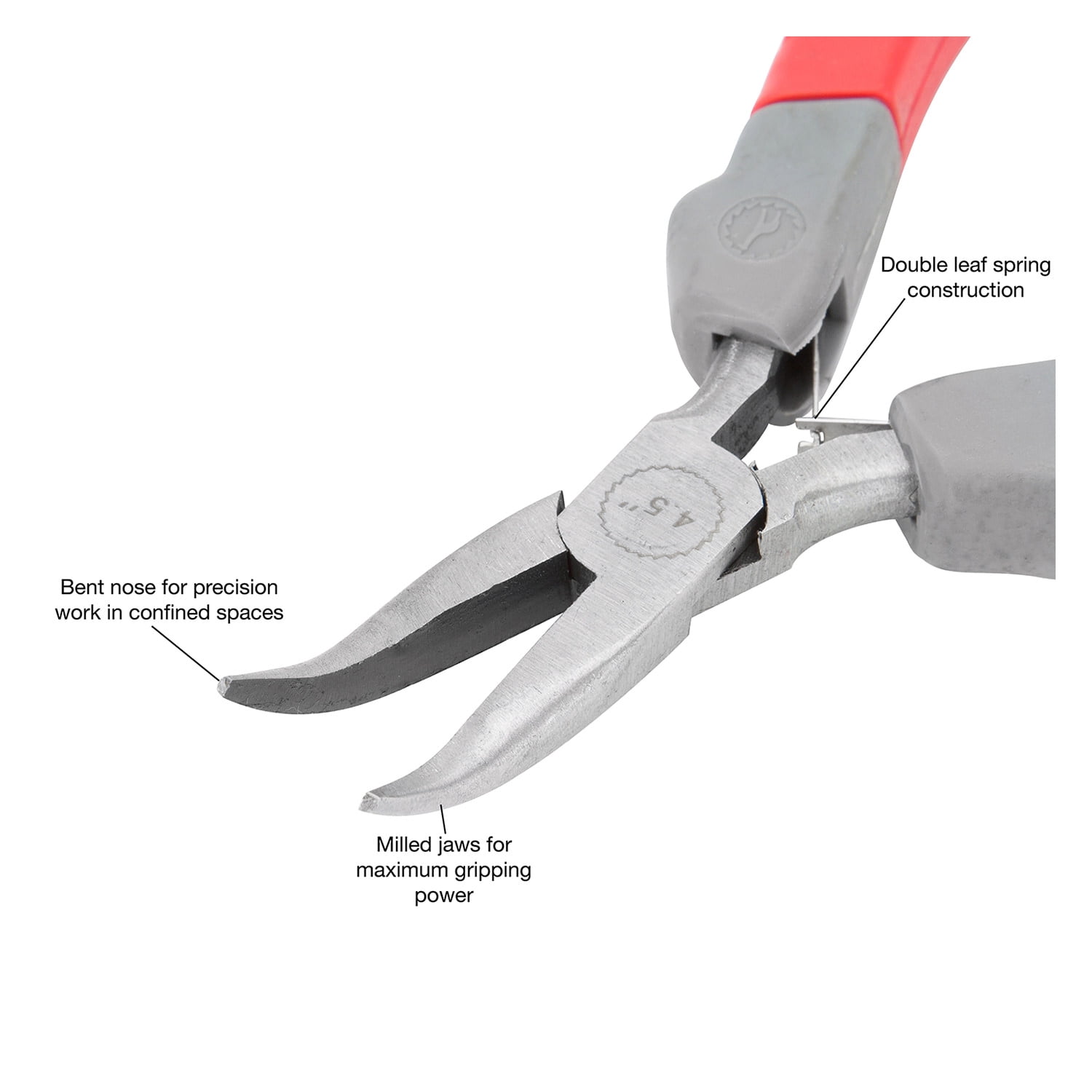 4-1/2" BENT NOSE PLIERS