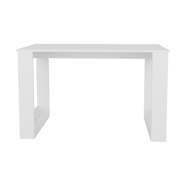 FM FURNITURE Aurora Writing Computer Desk Engineered Wood White