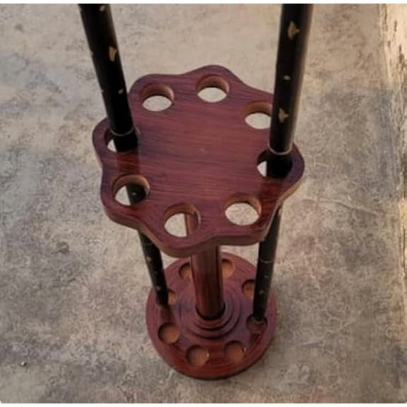 Walking Stick Rack Wooden Storage Rack for Walking Canes Sticks