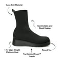 thumbnail image 3 of Journee Collection Womens Ebby Tru Comfort Foam Pull On Platform Booties, 3 of 6