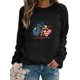 thumbnail image 1 of UKAP Jersey para mujer de manga larga, sudaderas de otoño, casual, cuello redondo, camisa, 1 of 2