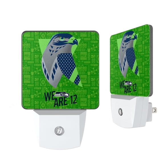 Seattle Seahawks 2024 Illustrated Limited Edition Nightlight Two-Pack