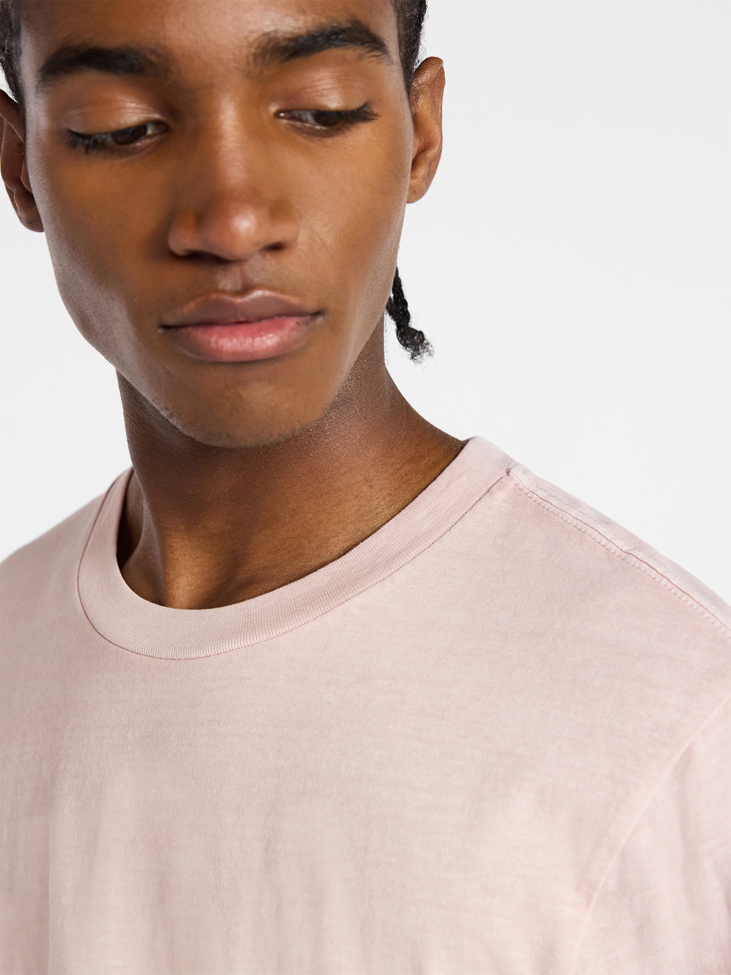No Boundaries Standard Fit Cotton Tee with Short Sleeves, Men's and Big Men's XS-5XL