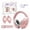 Pink, variant on 2-in-1 Baby Ear Muffs for Hearing Protection, Noise Cancelling Earmuffs for Babies and Toddlers up to 48 Months, Pink