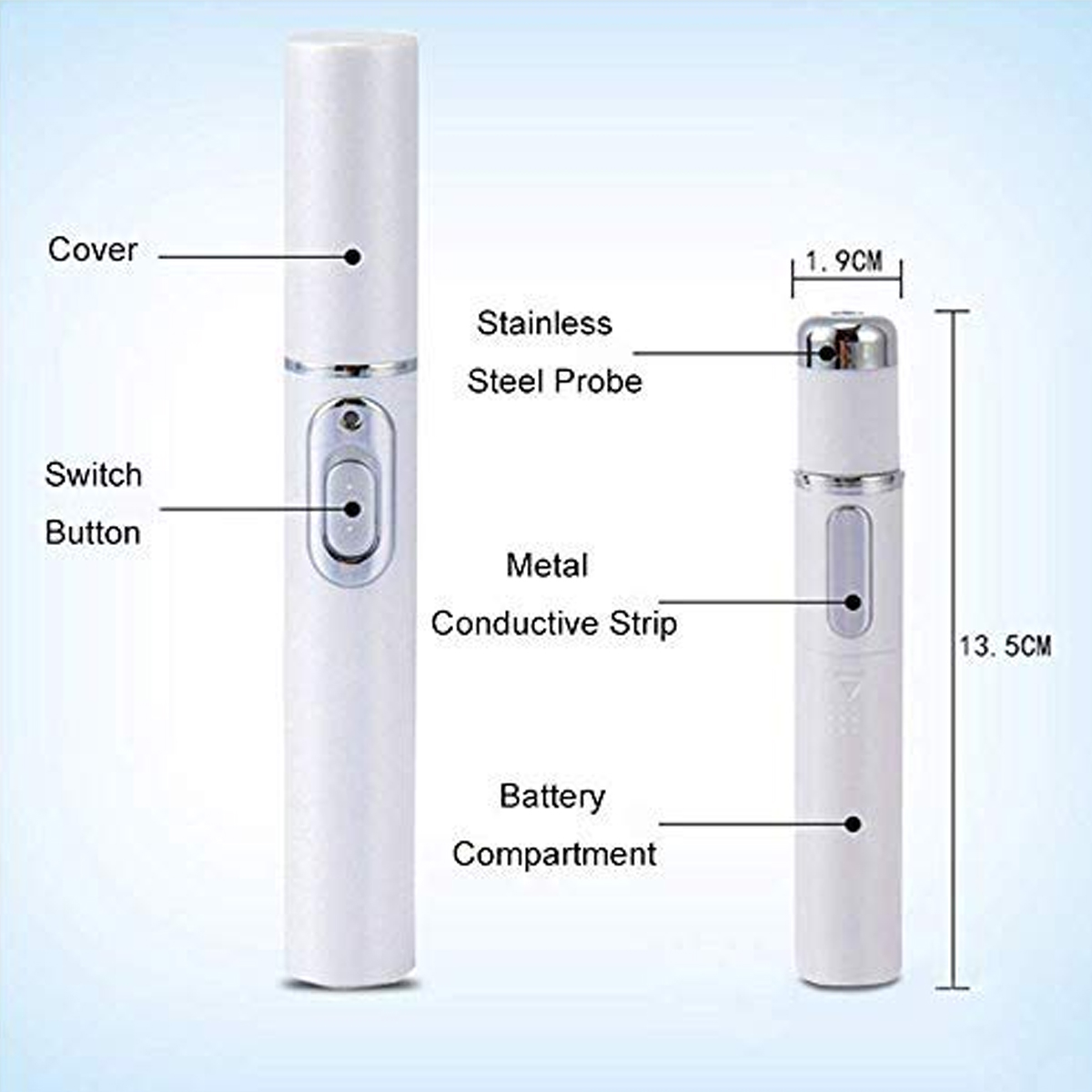 RUEWEY Medical Blue Light Therapy Laser Treatment Pen Acne Skin Care Device - image 5 of 5