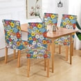 thumbnail image 2 of Yayeee 2 Pack Dining Chair Covers Stretch Parson Chairs Slipcovers Seat Protector, Floral Fiesta, 2 of 6