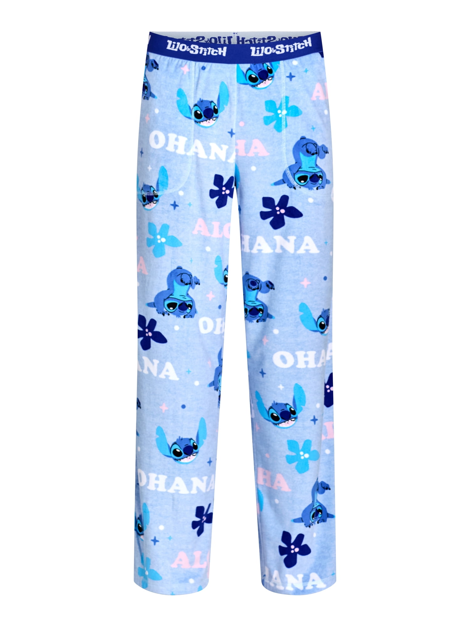 Disney Lilo & Stitch Women's Velour Pajama Pants, Sizes XS