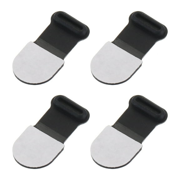 4pcs Anti-Lost Anti Dust Plug, USB Type C Port Dust Covers Cap Silicone for Phone, Black