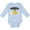 AE-Light Blue, variant on Inktastic Powered by Macaroni and Cheese Boys or Girls Long Sleeve Baby Bodysuit
