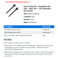 thumbnail image 2 of Inner Tie Rod Set - Compatible with 2007 - 2009, 2011 - 2012 Mercedes-Benz SL550 2008, 2 of 2