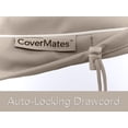 thumbnail image 5 of Covermates Square Table Top Cover - Premium Polyester, Weather Resistant, Drawcord Hem, Middle Buckle Strap, Patio Table Covers-Clay, 5 of 7