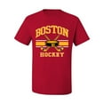 thumbnail image 2 of Wild Bobby City of Boston Hockey Fantasy Fan Sports Men's T-Shirt, Red, Medium, 2 of 5