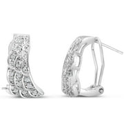 SuperJeweler 1/4 Carat Diamond Angel Wings Earrings For Women