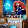 thumbnail image 3 of Merida Brave Backdrop Banner Party Supplies Poster Movie Theme Background for Photography Kids Birthday Decorations, 3 of 5