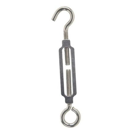 

02-3427-402 0.375 x 10.25 in. Hook & Eye Turnbuckles - Stainless Steel - pack of 5