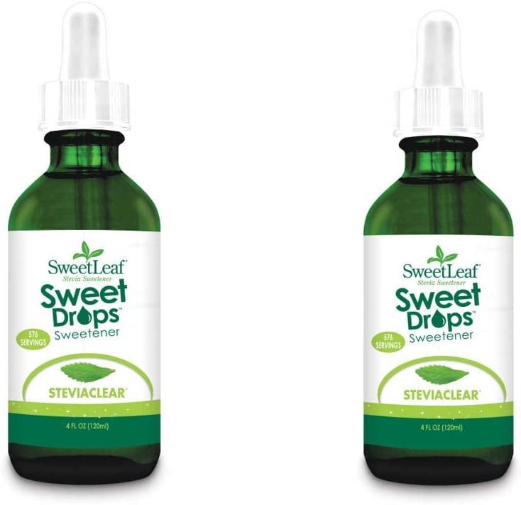 SweetLeaf Sweet Drops Liquid Stevia Sweetener, SteviaClear, 4 Ounce