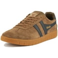 thumbnail image 6 of Gola Classics Hurricane Suede Men's Lace Up Suede Cupsole Trainers In Tobacco Size 11, 6 of 6