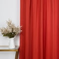 thumbnail image 4 of Aurora Home  Cotton Blend Rod Pocket and Backtab Curtains- Set of 2 Spice - 84"L, 4 of 5