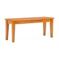 thumbnail image 1 of Pemberly Row Rubberwood Dining Bench with Protective Floor Glides in Oak, 1 of 6