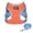 B, variant on TIELUTT Dog Harness for Small Medium Large Dogs No Pull Puppy Harness and Drag Bag for Disabled Dogs Ruff Wear Leash Sunset Step Gear Pedometer Belly Bands for Male Dogs with Snaps Drag Bag for Disab