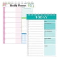 thumbnail image 1 of 2PCS Weekly Planner Notepad and Today Planner Notebook 52 Sheets, Undated Weekly to Do List Notepad for School Office, 1 of 5