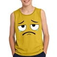 thumbnail image 2 of SGFCWSX Boys Tank Tops Regular Fit Crew Neck Print Sleeveless Daily Wear Beach Shirts for Kids Yellow Size 4 Years, 2 of 5