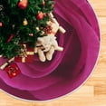 thumbnail image 5 of FMSHPON Valentines Mother's Day Lilac Rose Xmas Christmas Tree Skirt Stand Mat for Holiday Party Decoration Indoor Outdoor 36 inches, 5 of 6