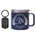 thumbnail image 2 of Taza con asa Amazon de 14 oz, juego de llavero y taza de agua personalizados para el día del padre, 2 of 2