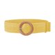 thumbnail image 4 of Cinturón de poliéster para mujer, elegante, ajustable, de color sólido, con frenillo bilateral, 4 of 4
