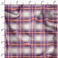 thumbnail image 2 of Soimoi polyester Crepe Fabric Gingham Check Printed Craft Fabric by the Yard 52 Inch Wide, 2 of 5