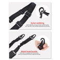 thumbnail image 1 of 2PCS Outdoor Surviving Rope Multifunctional Black Nylon Strap for Binding Climbing Tent Building Adjustable Safety Belt with metal Buckles for Outdoor Activities, 1 of 9