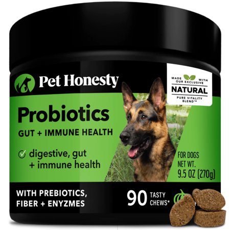 UPC: 0850005524410 | Pet Honesty Dog Digestive Probiotic Gut Health Soft Chews Pumpkin 90 Ct