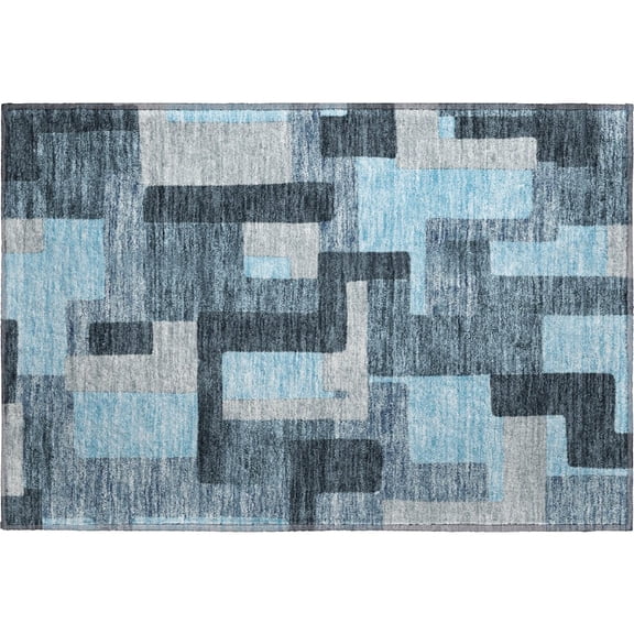 Dalyn Rugs Premium Machine Washable Mayfield AMF955 Sky 1'8" x 2'6" Rug