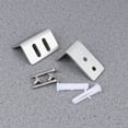 thumbnail image 2 of Minkissy Guide de Porte de Grange Style Moderne Lot de 1 Acier Inoxydable Argenté pour Installation de Porte, 2 of 5