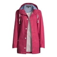 thumbnail image 3 of Big Chill Women's and Women's Plus Water Resistant Rain Coat, Sizes S-3X, 3 of 6