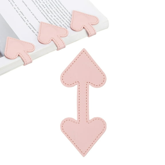 Magnetic Bookmarks, Heart Shape Book Marks Magnet Page Markers for Book Reading Men Women Teacher Reader Book Lover Writers, Pink